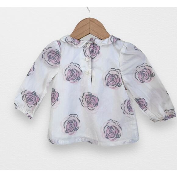Janie and Jack Roses Tunic, 6-12 Months - Picture 2 of 8